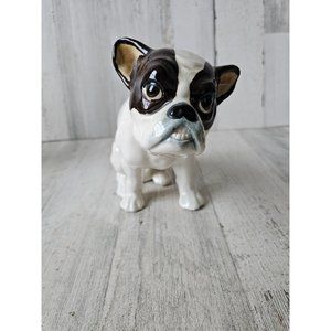 Vintage bulldog ceramic‎ Czechoslovakia figurine statue large puppy dog